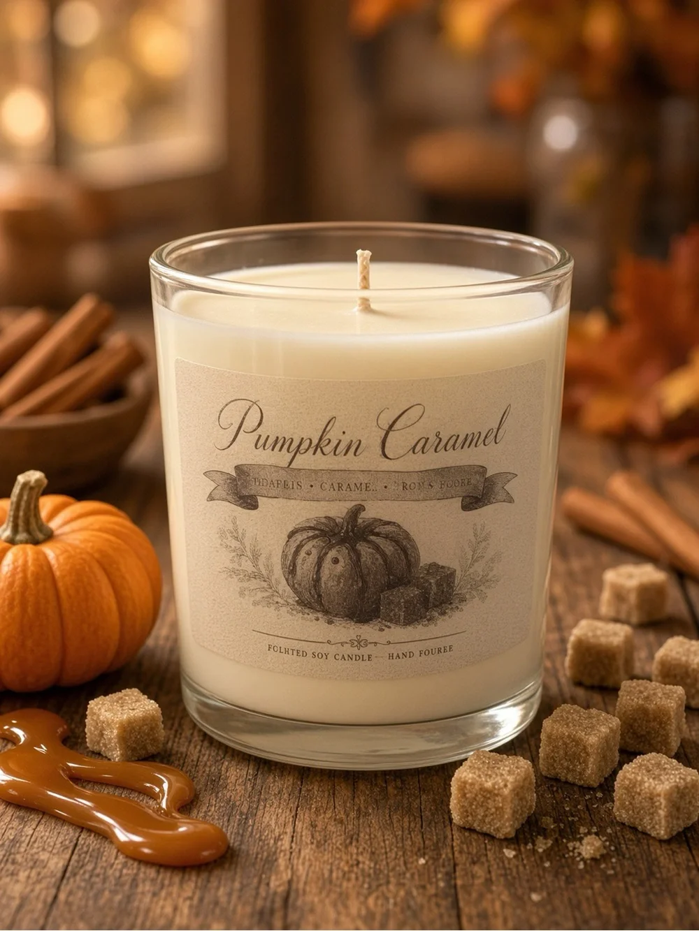 Handmade 9oz pumpkin
